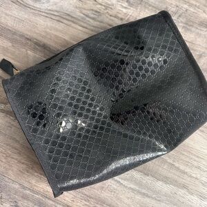 Gucci black cosmetics bag